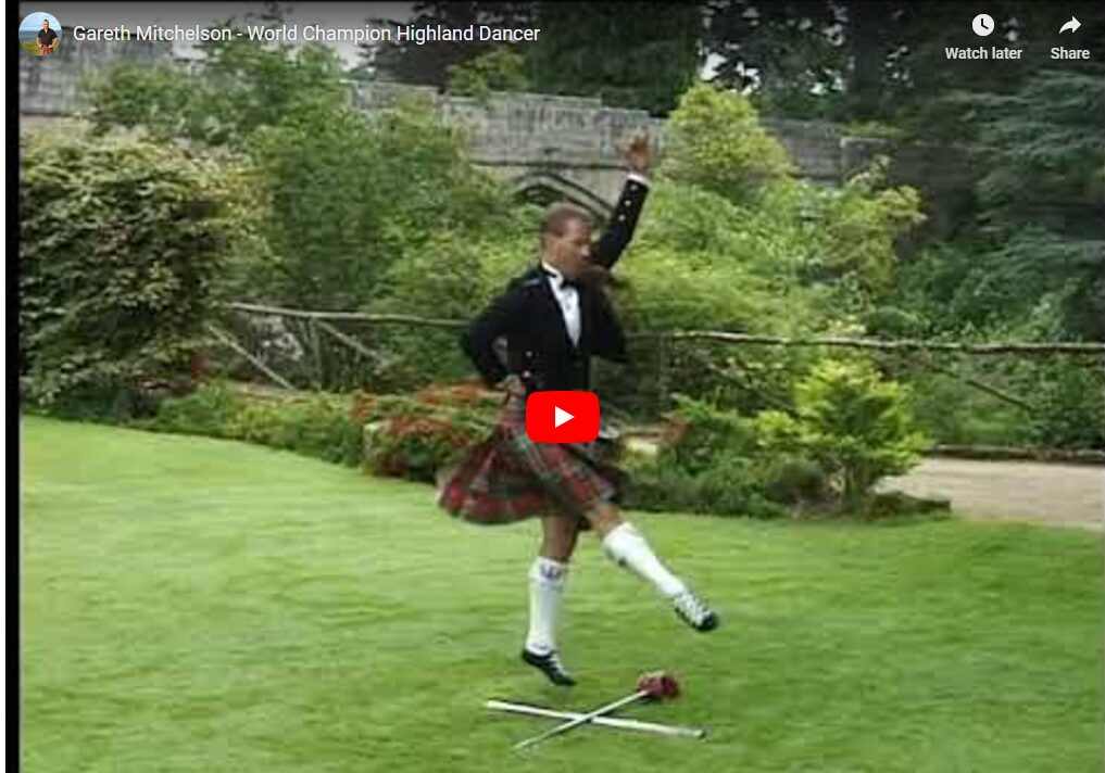 Gareth Mitchelson - World Champion Highland Dancer